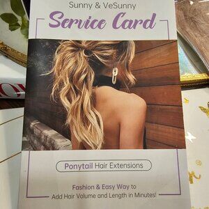 Ve Sunny Ponytail Hair Extensions Real Human Hair Grey Pony Tail Extensions